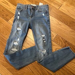 Abercrombie Kids Distressed Skinny Jeans